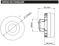 983-103B  Corona 400 12/24V BltInDeutsch Standalon